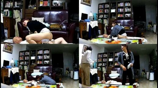 【公媳乱伦】公公扒灰儿媳妇，女儿突然回来了